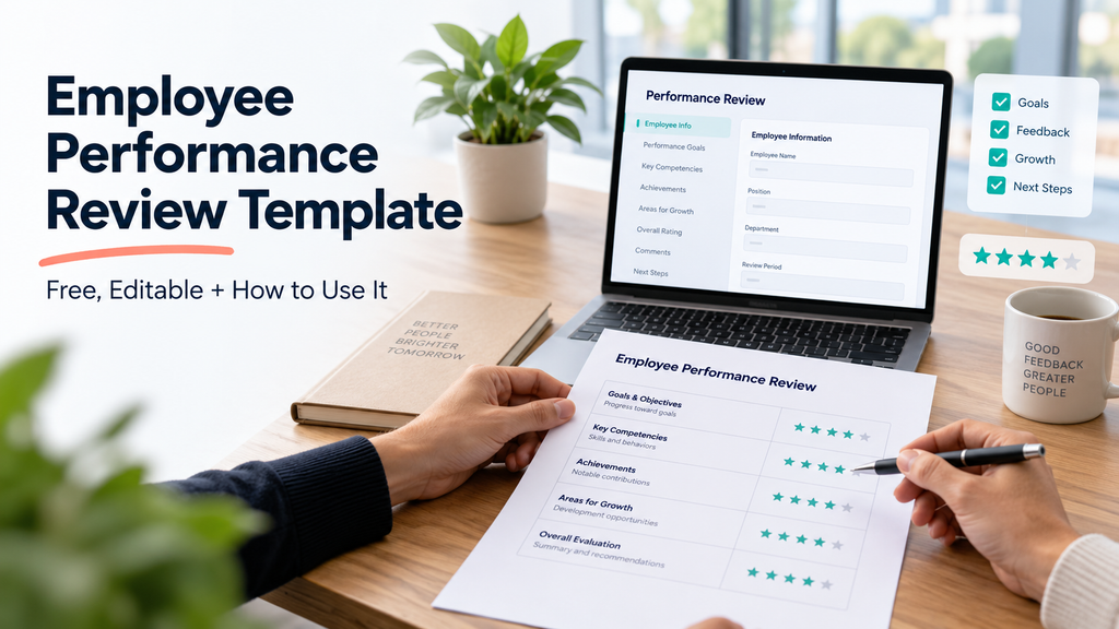 HeyRamp’s Employee Performance Review Template (Free, Editable) + How to Use It